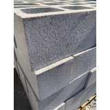 bloco de concreto de vedação 19x19x39 Itapira