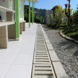 grelha ralo de concreto Jardim Samambaia