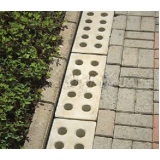 grelhas concreto de água pluvial Jardim Japão