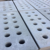 grelhas de concreto com furos preço Vila Romana