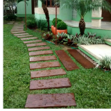 orçamento de pisante para caminho de jardim Jardim São Luiz