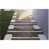 orçamento de pisante para jardim de concreto Cosmópolis