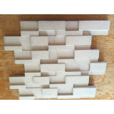 revestimentos de concreto modelo tijolinho Alphaville