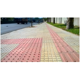 venda de piso de concreto tátil alerta Parque São Domingos